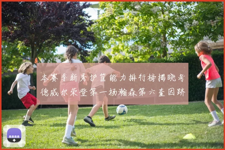 本赛季新秀护筐能力排行榜揭晓考德威尔荣登第一杨瀚森第六奎因跻身前十